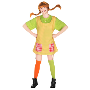 Pippi Langstrumpf - Kostüm für Erwachsene - verschiedene Größen