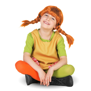 Pippi Langstrumpf - Perücke für Kinder