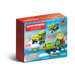 MAGFORMERS - City Go - Magnetspielzeug - 25 Teile