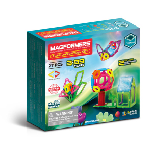 MAGFORMERS - Twinkling Garden - Magnetspielzeug - 27 Teile