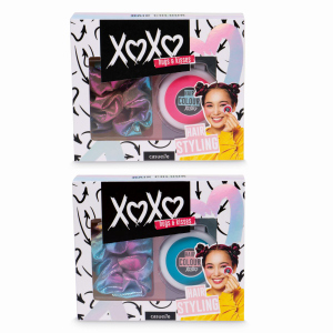 Haarstyling Set - Haarkreide mit Scrunchie - 1 Stück