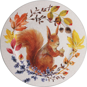 Dekoteller - Herbstmotiv - ca. Ø 33 cm - 1 Stück 