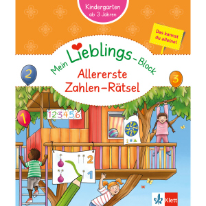 Mein Lieblings-Block - Allererste Zahlen-Rätsel - Kindergarten - Das kannst du alleine