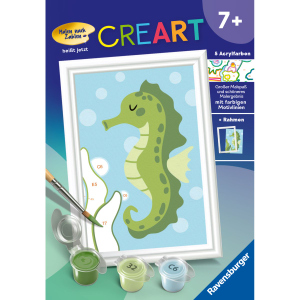 Malen nach Zahlen - CREART® - Fröhliches Seepferdchen