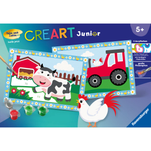 Malen nach Zahlen - CREART® Junior - Auf dem Bauernhof