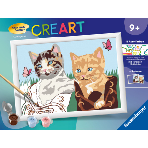 Malen nach Zahlen - CREART® - Kätzchen in Stiefeln