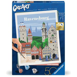 Malen nach Zahlen - CREART® - Farbenfrohes Ravensburg - Limited Edition