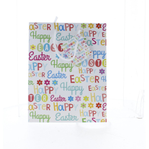 Geschenktasche Happy Easter - ca. 17,5 x 9,5 x 22,5 cm