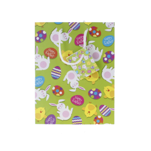 Geschenktasche Ostern - ca. 17,5 x 9,5 x 22,5 cm