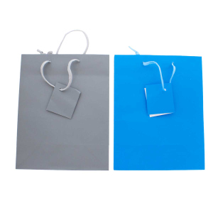 Geschenktasche Uni - ca. 17,5 x 9,5 x 22,5 cm - 1 Stück