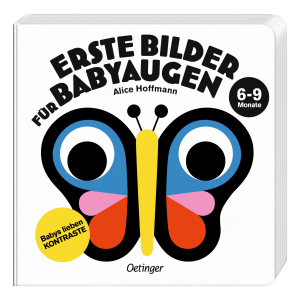 Erste Bilder für Babyaugen - Babys lieben Kontraste - Schmetterling