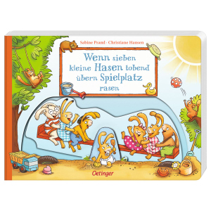 Wenn sieben kleine Hasen tobend übern Spielplatz rasen
