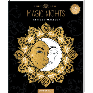 Creative Time - Spirit & Soul - Magic Nights - Glitzer-Malbuch 