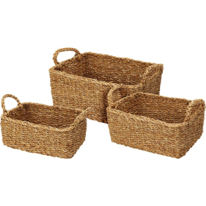 Korb mittel - rechteckig - ca. 32 x 23 x 21 cm - 1 Stück