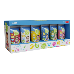 Gesichts- und Fingerfarbe - 6 Tuben im Set - 6 x 65 ml