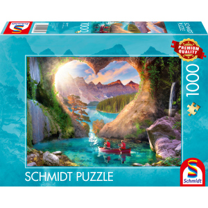 Puzzle - Ausblick mit Herz - 1000 Teile