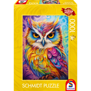 Puzzle - Eule im Papageienkleid - 1000 Teile