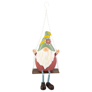 Dekohänger Wichtel - ca. 21 x 17 x 61 cm