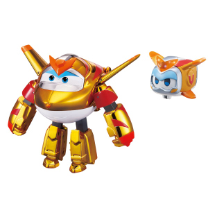 Super Wings - Transforming Chrakter - Golden Boy mit Pet Spielset