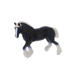 Besttoy - Schwarzes Clydesdale Pferd - Spielfigur