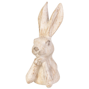 Hasenoberkörper - Polyresin - braun - ca. 7,5x8,5x16 cm