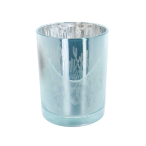 Windlicht Koralle - Glas - ca. 10x12,5 cm