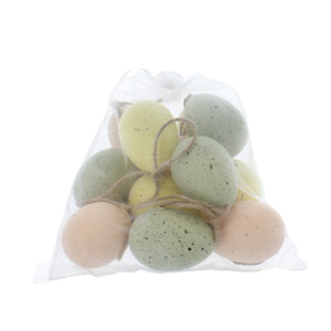 Dekoanhänger Ei - Kunststoff - ca. 14x8x20 cm