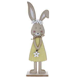 Hasenmädchen - Holz - ca. 12x5x40,5 cm