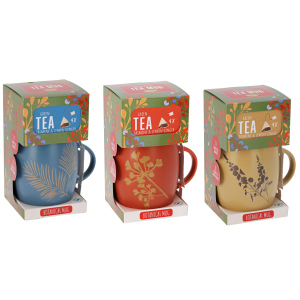 Geschenkset - Tasse mit 4 Teebeuteln - 1 Stück