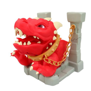 Handpuppe - Drache in Ketten