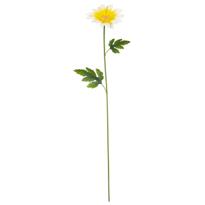 Blumenstecker Gänseblümchen gelb/grün/weiß - ca. 18 x 11 x 76 cm
