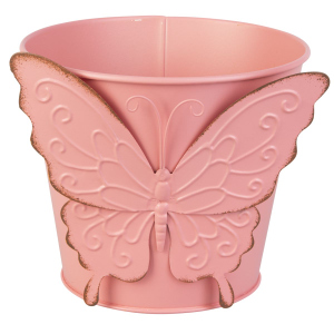 Pflanztopf Schmetterling - ca. 15,5 x 11 x 13,3 cm - 1 Stück