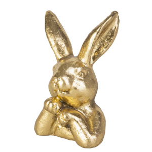 Hasenoberkörper gold - ca. 7 x 6 x 10 cm