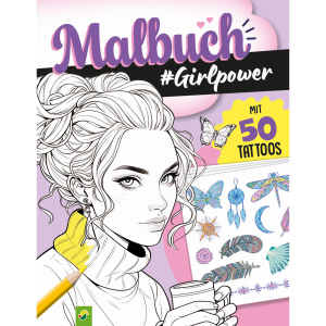 Malbuch #Girlpower - Mit 50 Tattoos