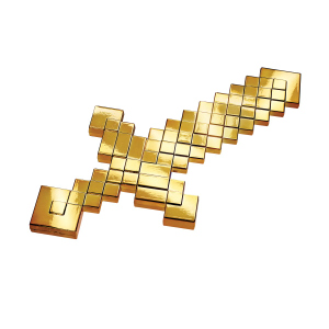 Minecraft - Gold Schwert - Gold Slick  Anniversary - ca. 50 cm