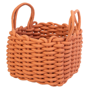 Korb mit Griffen - rot - Größe L -  ca. 25 x 21 cm 