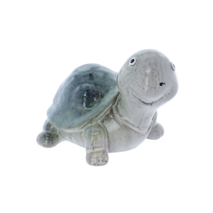 Schildkröte gün/grau - ca. 16,5 x 14 x 12 cm