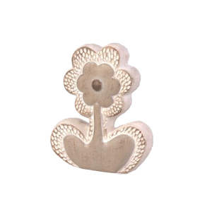 Blume braun - ca. 13,5 x 14 x 16 cm