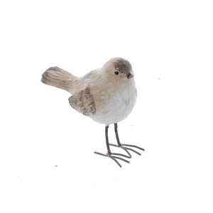 Vogel braun - ca. 12 x 6 x 11 cm