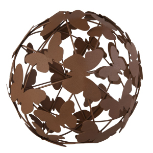 Dekokugel Schmetterlinge rostbraun - ca. 20 cm
