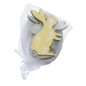 Dekohänger-Set Hase, 3tlg. - ca. 7,5 cm