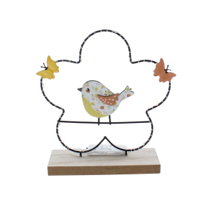 LED Blumen-Silhouette - ca. 18 x 5,5 x 17,5 cm
