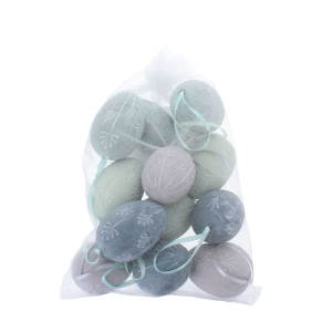 12 Ostereier bunt -  ca. 6 cm