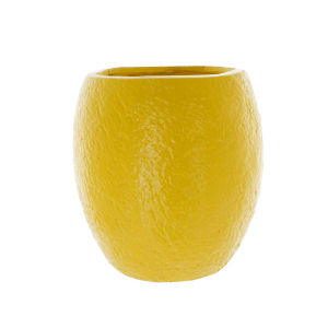 Blumentopf - Zitrone - gelb - ca. 31 x 31 x 31 cm