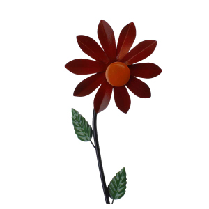 Pflanzenstecker - Blume - pink - ca. 16 x 4,5 x 70 cm