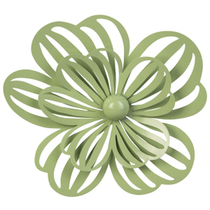 Wanddeko Blume - mint - ca. 36 x 5 x 34 cm