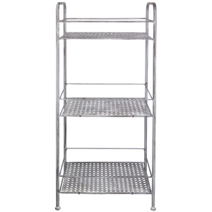 Pflanzregal faltbar grau - ca. 42 x 30 x 95 cm