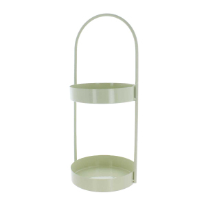 Etagere rund grün - ca. 13,5 x 12,5 x 31 cm