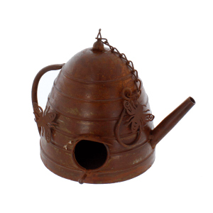 Dekohänger Vogelhaus - Gieskannenform - kupfer 