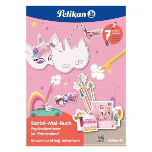 Bastel-Mal-Buch - Papierabenteuer im Einhornland